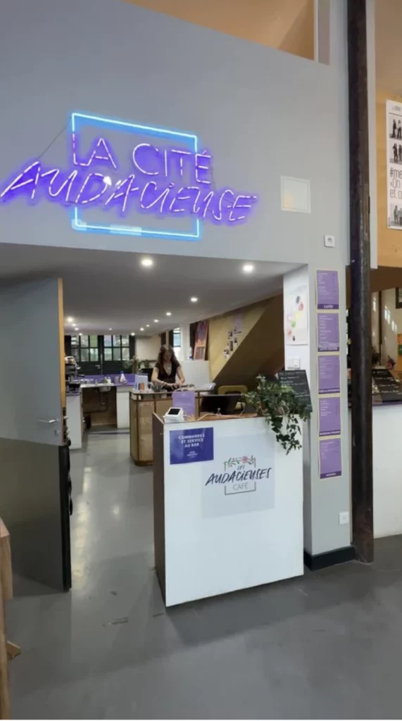 La Cité Audacieuse - tiers lieu associatif piloté par la Fondation des Femmes