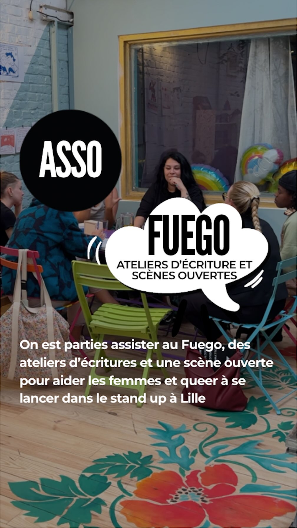 Des ateliers d’écriture et de stand up à...