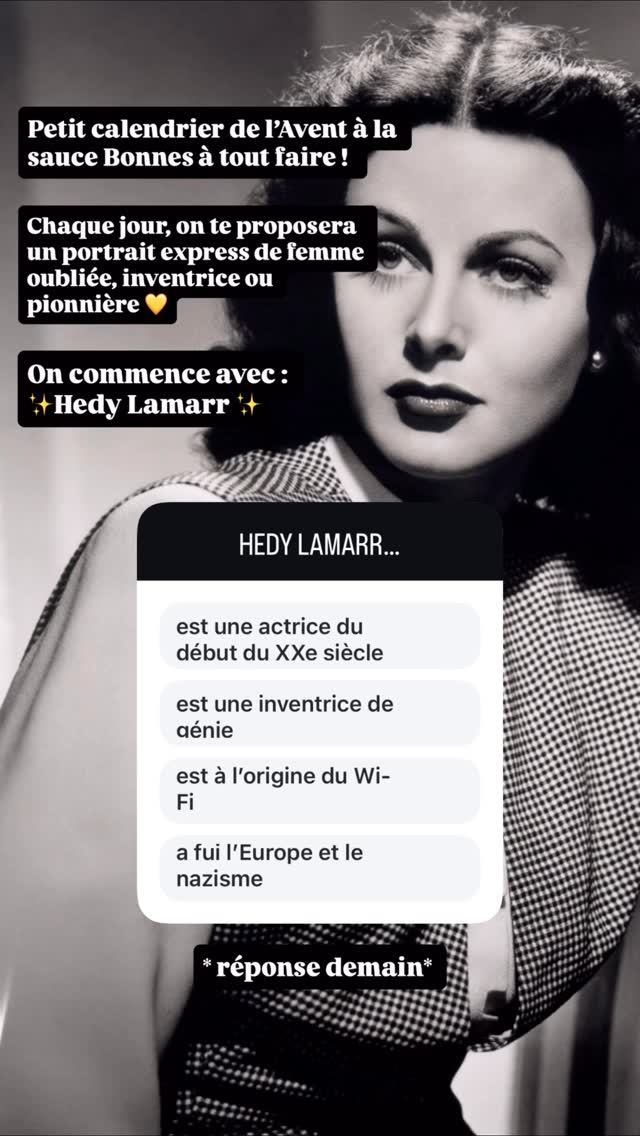 24 jours de portraits de femmes oubliées, inventrices...