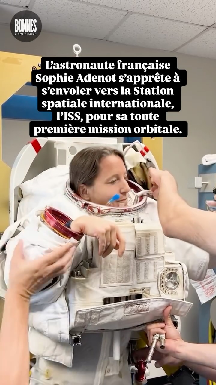 Sophie Adenot est la deuxième femme française à...